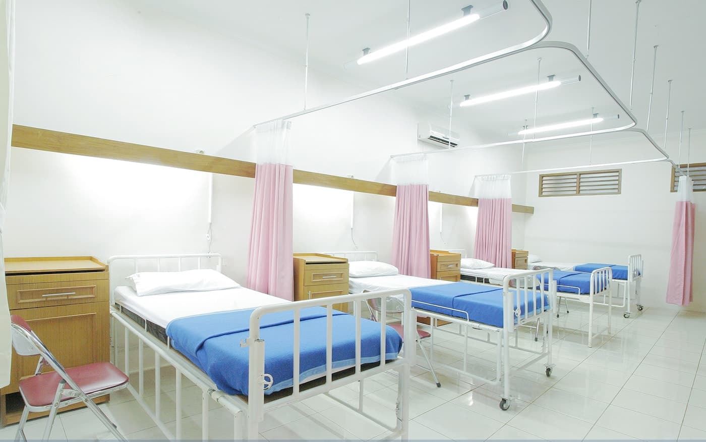 Clinical hospital corridor representing postgraduate medical training